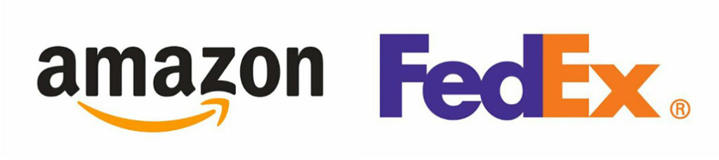 creative logo FedEx amazon