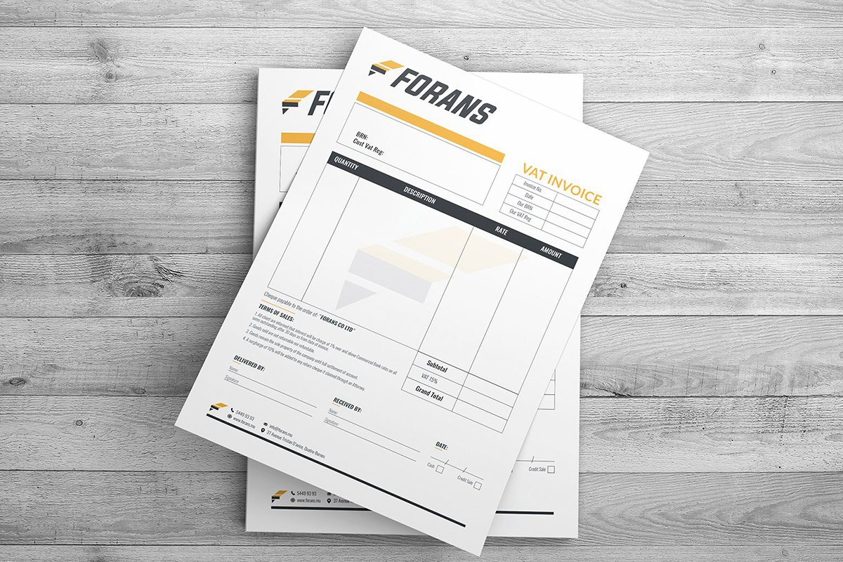 forans invoice - advertus