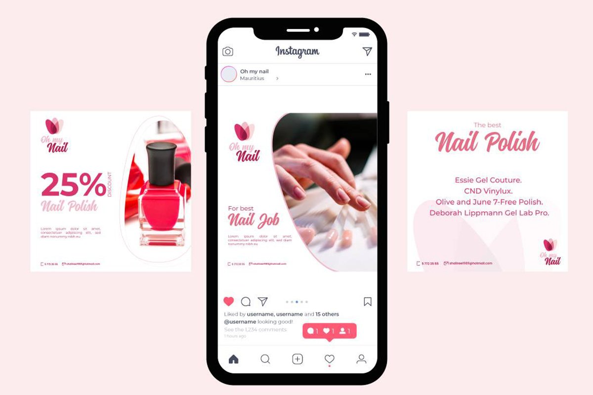 oh my nails mockup - advertus